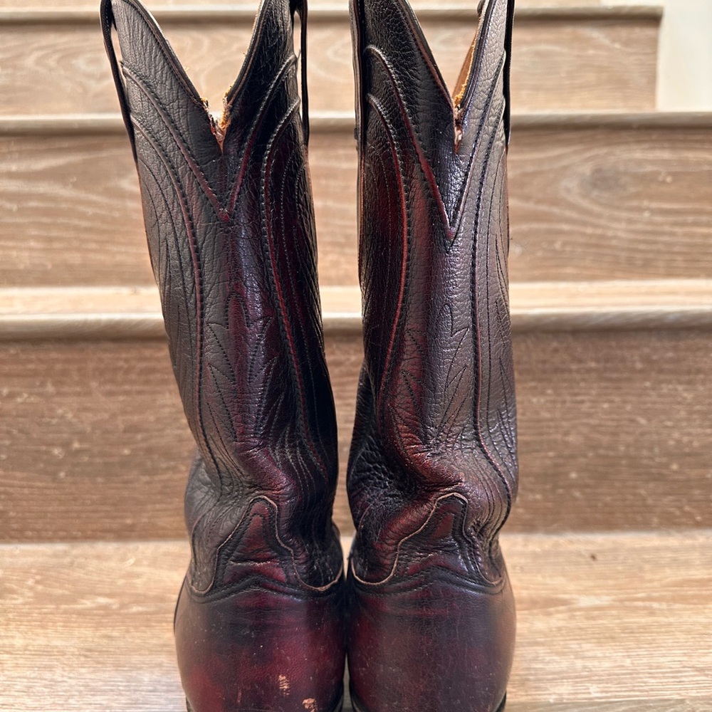 Vintage Lucchese Cowboy Boots | Men’s 9.5D | USA Made - Picture 8 of 16